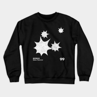 Momus / Stars Forever / Minimal Graphic Design Crewneck Sweatshirt